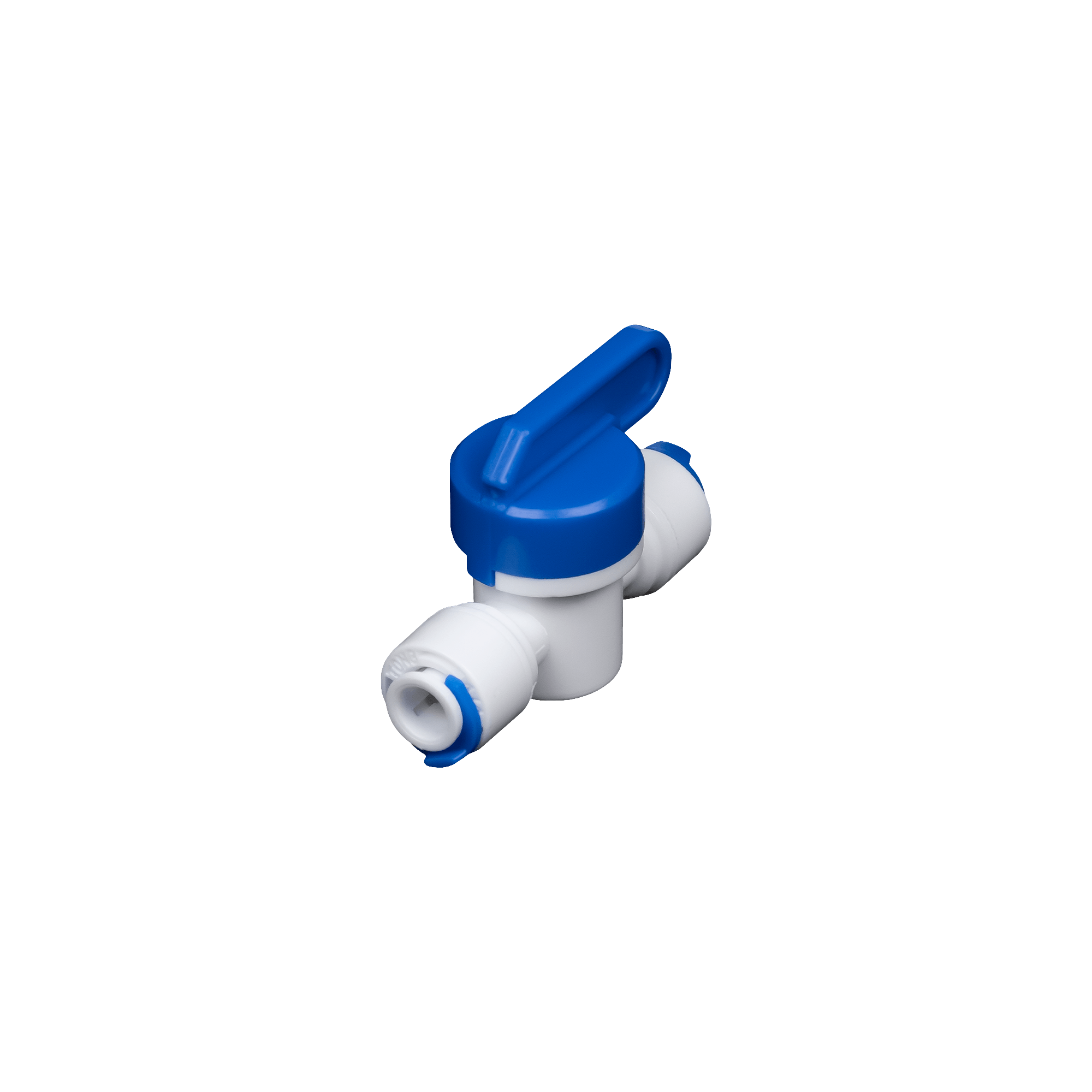 Conector Engate Rápido 1/4" para 1/4" com Válvula Branco Hidrofiltros - Imagem 5